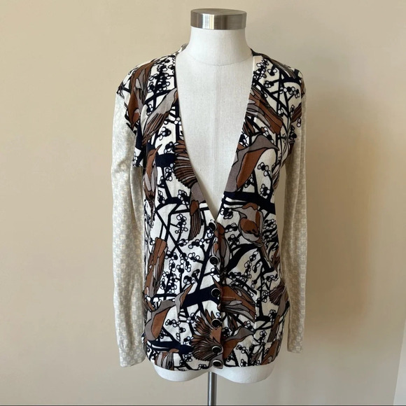 Marc by Marc Jacobs pattern mix cardigan sweater 5713 - Picture 1 of 8